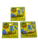 Sour Patch Kids Flavored Lip Balm Blue Raspberry Lot Of 3 In Box - £10.45 GBP