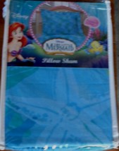 Disney&#39;s The Little Mermaid Pillow Sham - Brand New In Package - Standard Size - £15.65 GBP