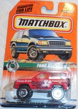 1997 Matchbox Rough N Tough &quot;Ford Bronco ll&quot; #51 of 75 On Sealed Card - £3.14 GBP