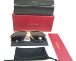 Cartier Sunglasses CT0207S 001 Shiny Polished Gold Premiere Aviators 61-... - £893.43 GBP