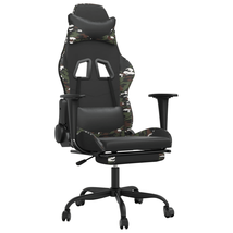 vidaXL Gaming Chair Black and Camouflage - $3,317.72 MXN