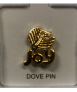 Joy Dove shape 14 KT Gold overlay Pin NEW IN PACKAGE - $8.99