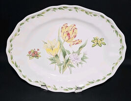 Noritake Gourmet Garden Casual Gourmet 16" Oval Serving Platter Disconti... - $72.04