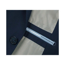 Men RENOIR suit Solid Two Button Business Formal Year Round Slim Fit 201-19 Navy image 4