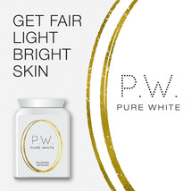 Pure White Whitening Capsules Lightening Tablet Safe Stop Melasma Patches - £44.40 GBP