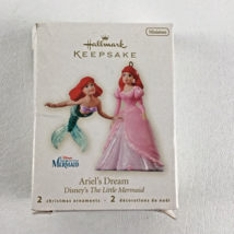 Hallmark Keepsake Miniature Ornament Disney Little Mermaid Ariel&#39;s Dream 2008 - £24.46 GBP