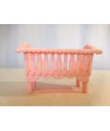 Playskool Dollhouse Victorian Doll house Crib for Loving Family  Pink  - $8.91