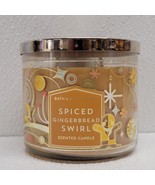Bath &amp; Body Works Spiced Gingerbread Swirl 3 Wick 14.5 Oz Jar Scented Ca... - $39.50