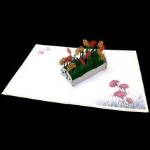 Mother&#39;s Day Flower Box 3D Pop Up Card Love Spring Birthday Flower Box Garden - £8.27 GBP