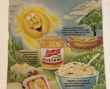 French’s Mustard Print Ad Advertisement Vintage 1978 Pa2 - $5.93