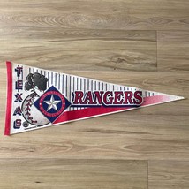 Vintage 1994 Texas Rangers Baseball Pennant Flag Banner World Series - £27.87 GBP