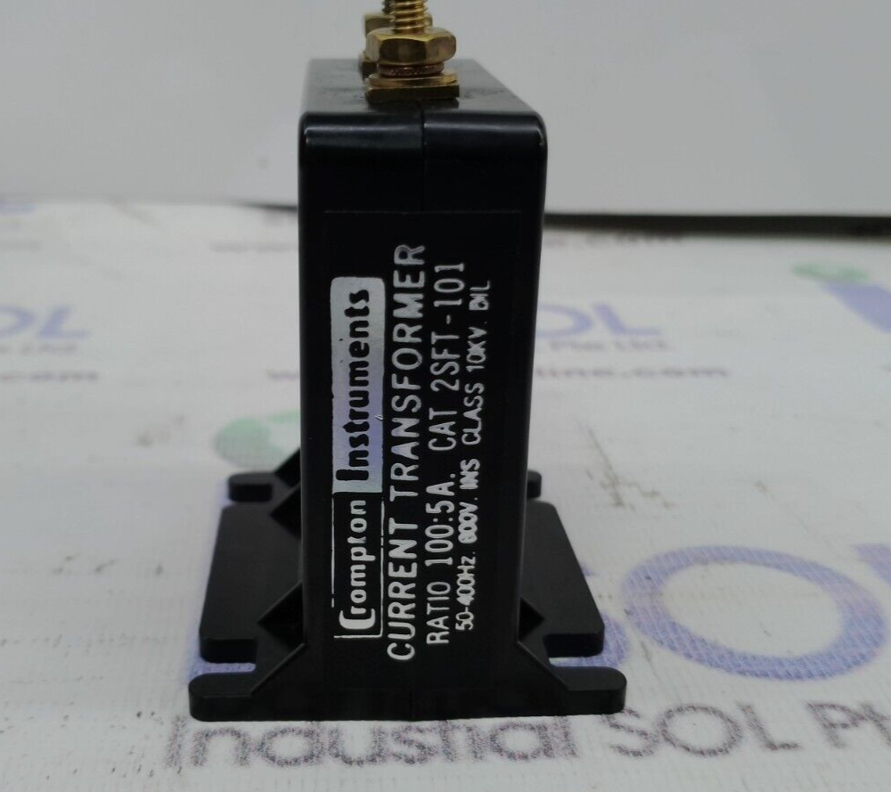 Crompton 2SFT-101 Current Transformer Ratio 100:5A 2SFT101 Crompton Inst... - $48.30
