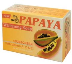 3 Boxes New Rdl Papaya Sunscreen Whitening Soap With Vitamin A,C&E Express Ship - £26.74 GBP