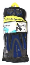 US Divers Explore Series Adult Cozumel DX Goggles Snorkel 2 Fins Size Medium - £53.35 GBP