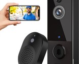 Video Doorbell Camera Wireless 2-Way Audio Included Chime Ring  Night Vi... - $27.67