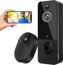 Video Doorbell Camera Wireless 2-Way Audio Included Chime Ring  Night Vision NEW - £24.07 GBP