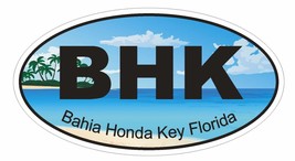 Bahia Honda Key Florida Oval Bumper Sticker or Helmet Sticker D1182 - £1.10 GBP+