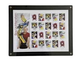 Roy Lichtenstein Collectable Postage Stamp Framed Artwork - £43.82 GBP
