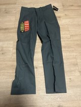 Dickies Mens 30x30  Twill Work Pants Slim Fit Tapered Leg Grayish Green NWT Flex - $33.56