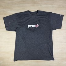 Y2K Fox Racing Logo Graphic Shirt Gray Size XL - $18.71