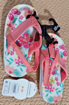 Wonder Nation Girls Flip Flops GT WN EVA Tropical Comfort Footbed -Size ... - £6.08 GBP