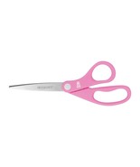 Westcott 15387 8&quot; Pink Ribbon Stainless Steel Scissors, 8 W in - £12.57 GBP