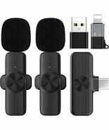 Wireless Lavalier Microphone: 2 Pieces, Plug-And-Play Lapel Clip-On Mini... - $29.99