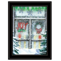 Christmas Joy 2 Black Framed Print Wall Art - $99.49