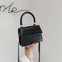  Print Mini Tote bag 2022 Fashion New High-quality PU Leather Women&#39;s Designer H - £15.61 GBP
