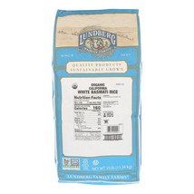 Lundberg Family Farms Organic California White Basmati Rice - Case Of 25 Lbs - £119.78 GBP