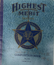 Vintage Highest Merit Series School Composition Book (No. 574) Albert Jones 1931 - £13.20 GBP