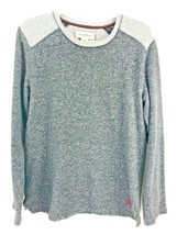 TOMMY BAHAMA Gray on Gray Crewneck Long Sleeve Knit Shirt Men Medium  - £7.75 GBP