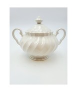Regency Johnson Brothers Sugar Bowl Lid 16 Oz White Earthenware Ironston... - $24.99