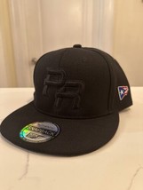 Puerto Rico SnapBack Cap Black Color Adult Fits All - £15.57 GBP