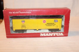 HO Scale Mantua, 40&#39; Box Car, American Refrigerator, Yellow, #29039 - 739-182 - £19.81 GBP