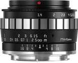 Wide-Angle Prime Lens By Ttartisan 23Mm F1.4 Aps-C Manual Focus Fixed Le... - $147.99