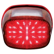 Harley Motorcycle 29 LED Red Stop Brake Tail Light / 4 LED White License Light - £47.91 GBP