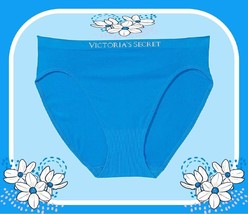 Xl So Blue Seamless Noshow Fullcover Victorias Secret High Leg Waist Brief Panty - £8.81 GBP