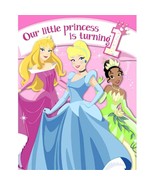 Disney 1st (First) Fairytale Princess Birthday Party Invitations 8 Per P... - £3.34 GBP
