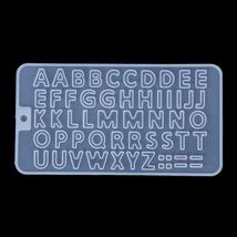 DIY Resin Crafts Keychain UV Epoxy Letters Resin Mold Casting Molds Silicone Mou - £7.89 GBP
