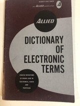 Allied Dictionary Of Electronic Terms Vintage Book Box3 - $8.90