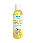 NOW Baby, Soothing Baby Oil, Fragrance Free, 4 Fluid Ounces - $213.37 MXN