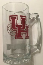 $20 Houston Cougars NCAA Vintage 90s Heavy Thick Basketball Glass Beer Mug 24 oz - £13.32 GBP