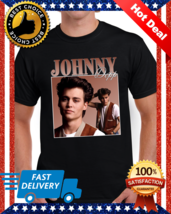 Johnny Depp 90 s Vintage Shirt Reprint Short Sleeve - £15.98 GBP