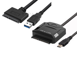 USB 3.0 and USB Type-C 3.1 to 2.5&quot; 3.5&quot; HDD SSD Hard Drive Adapter Cable - $39.99