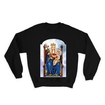 Our Lady Of Walsingham : Gift Sweatshirt Catholic Baby Jesus Madonna Christian H - £23.28 GBP