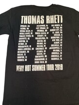 New Shirt Black Thomas Rhett concert T-shirt from the Very Hot Summer Tour 2019 image 5