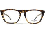 Saint Laurent SL343 007 Eyeglasses Frames Tortoise Square Full Rim 55-19... - $186.82