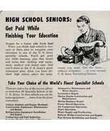 1949 US Army &amp; Air Force Training Recruitment Advertisement Vintage Mili... - €8,58 EUR