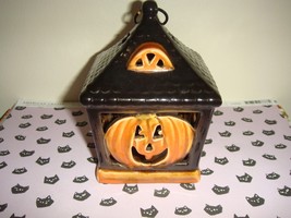 Yankee Candle Pumpkin Lantern Halloween Tea Light Candle Holder - £11.78 GBP